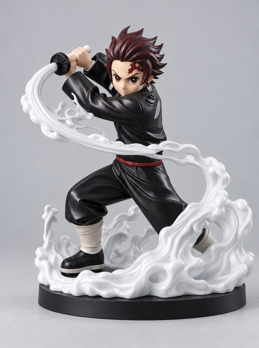 Tanjiro Water Breathing Mist Diffuser Figure – front view | Demon Slayer