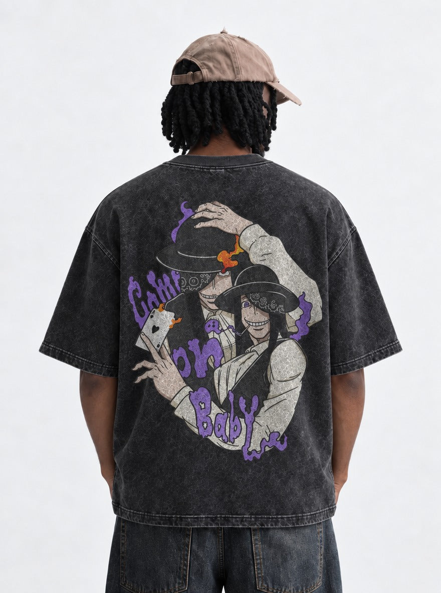 Ace Smoke – T-Shirt – model shot | Fire Force