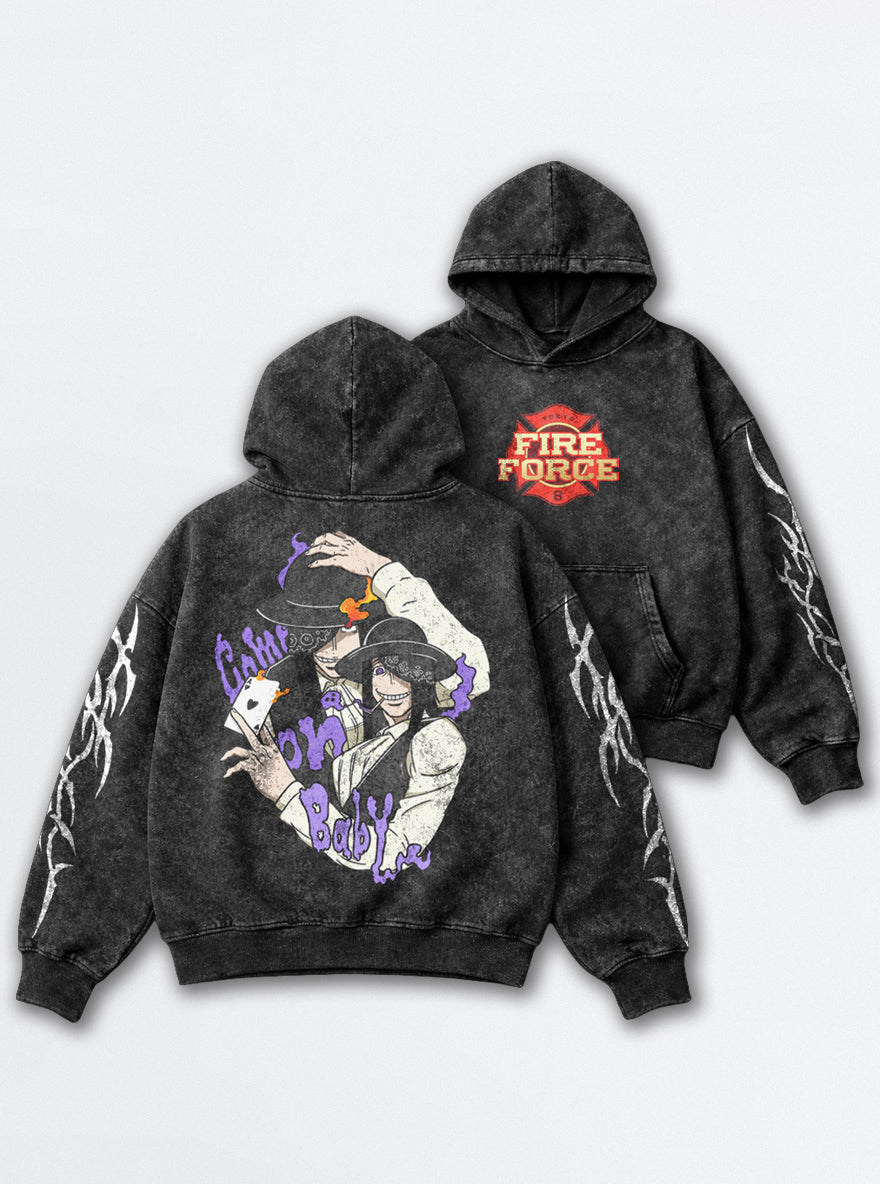 Ace Smoke – Hoodie – mockup | Fire Force