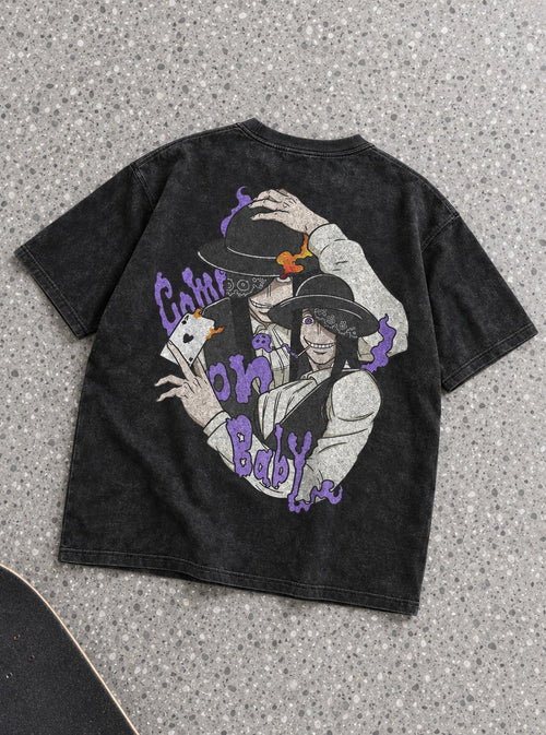 Ace Smoke – T-Shirt – flat-lay | Fire Force