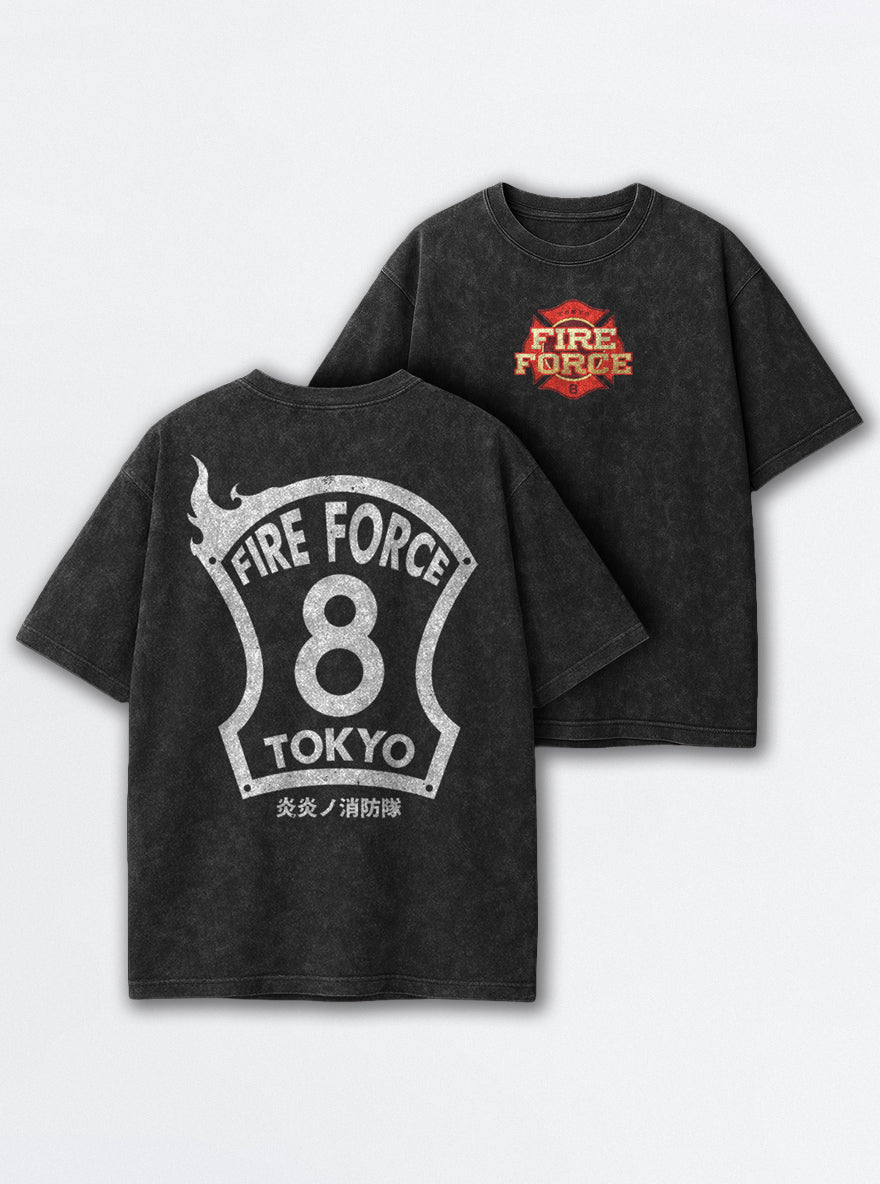Eight Shield – T-Shirt – mockup | Fire Force
