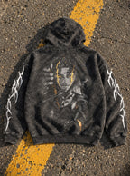 Ember Gaze – Hoodie – flat-lay | Fire Force