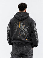 Ember Gaze – Hoodie – model shot | Fire Force