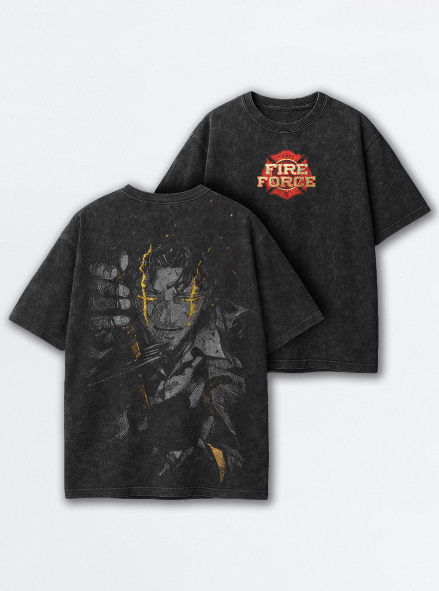Ember Gaze – T-Shirt – mockup | Fire Force