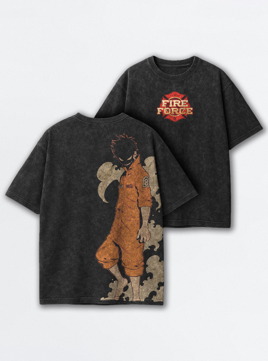 Shadow Smile – T-Shirt – mockup | Fire Force