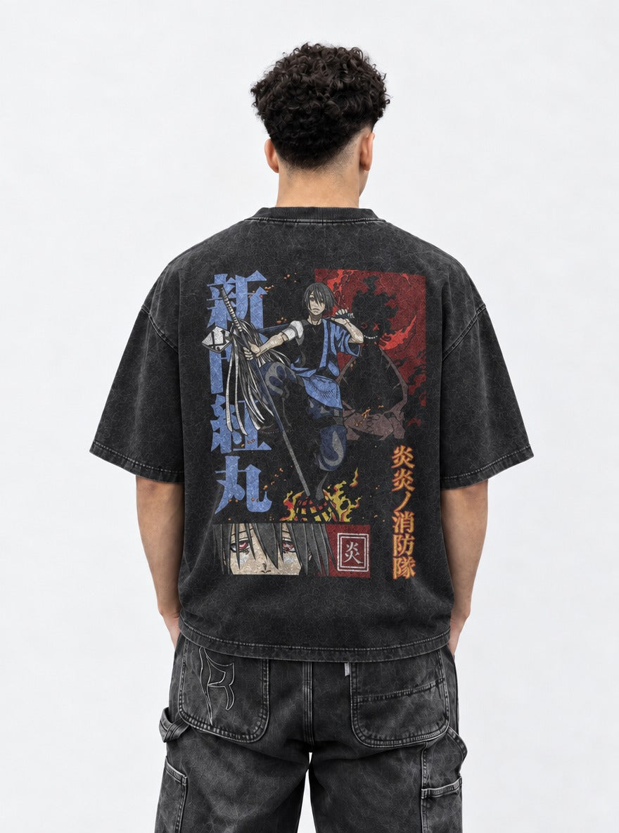 Spear Ember – T-Shirt – model shot | Fire Force