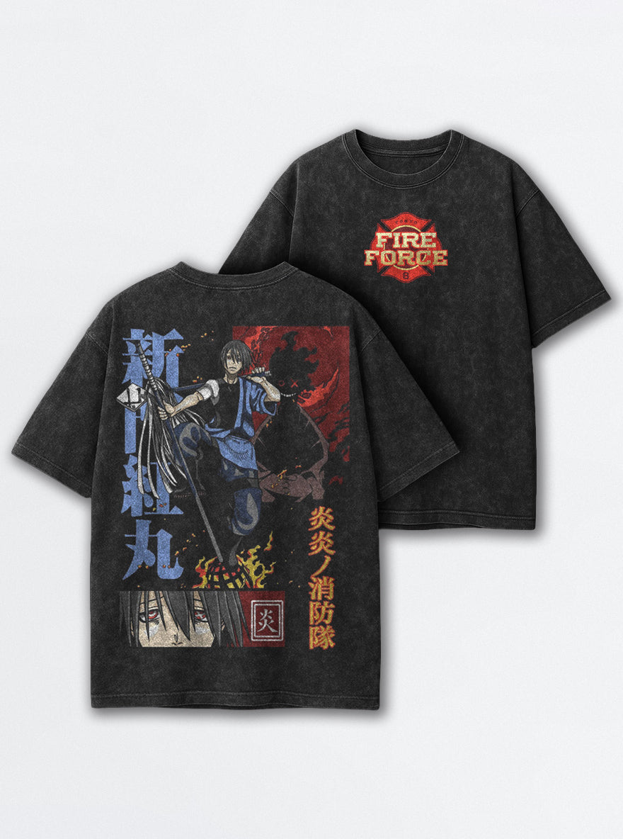 Spear Ember – T-Shirt – mockup | Fire Force