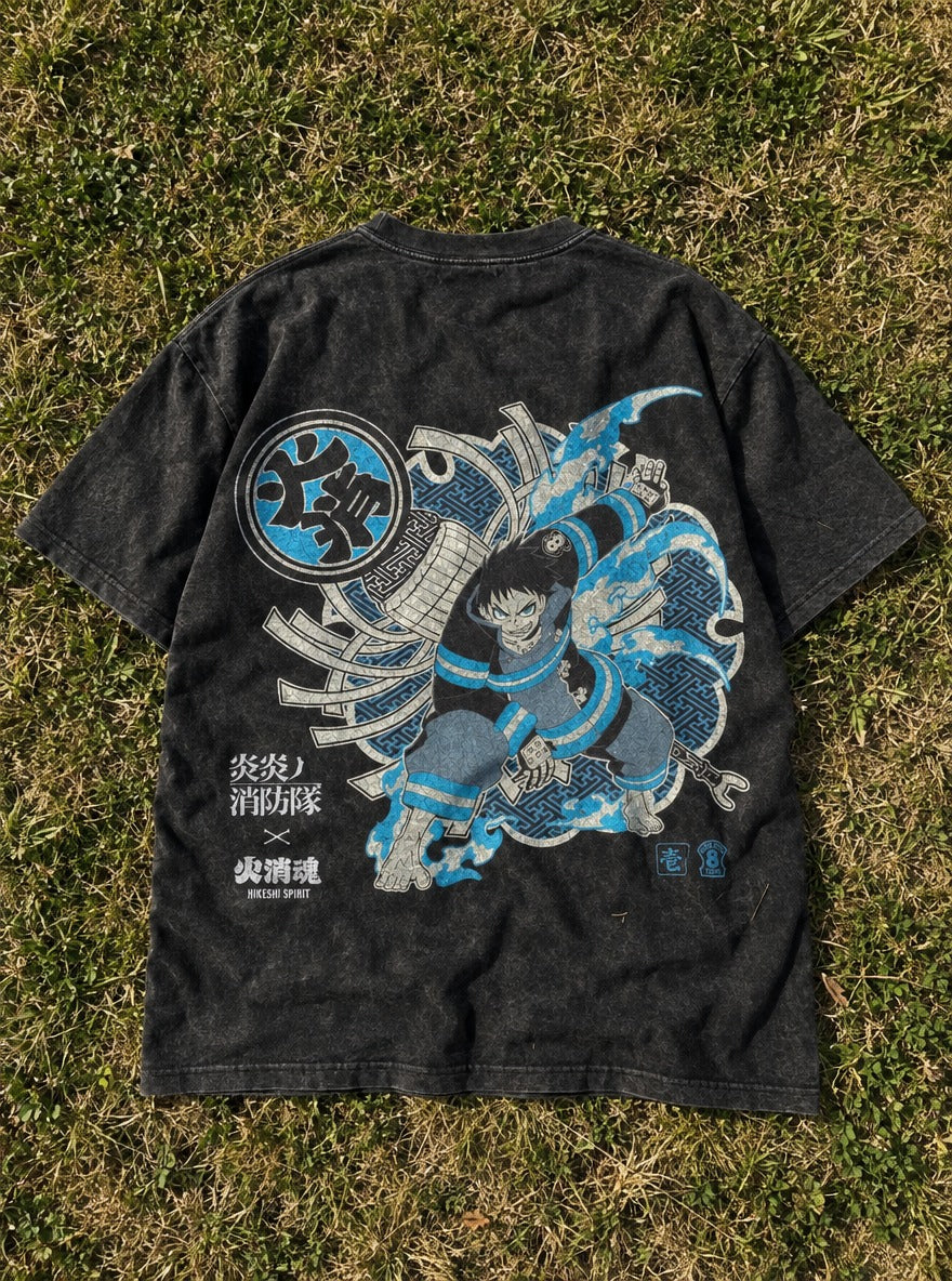 Spirit Blaze – T-Shirt – flat-lay | Fire Force
