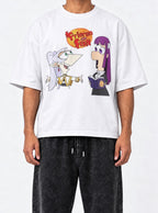 Frieren & Fern – White Tee – model shot | Meme Tees