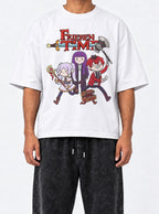 Frieren Time – White Tee – model shot | Meme Tees