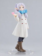Frieren Winter Coat Figure – front view | Frieren