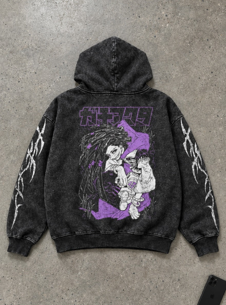 Jabber Wonger – Hoodie – flat-lay | Gachiakuta