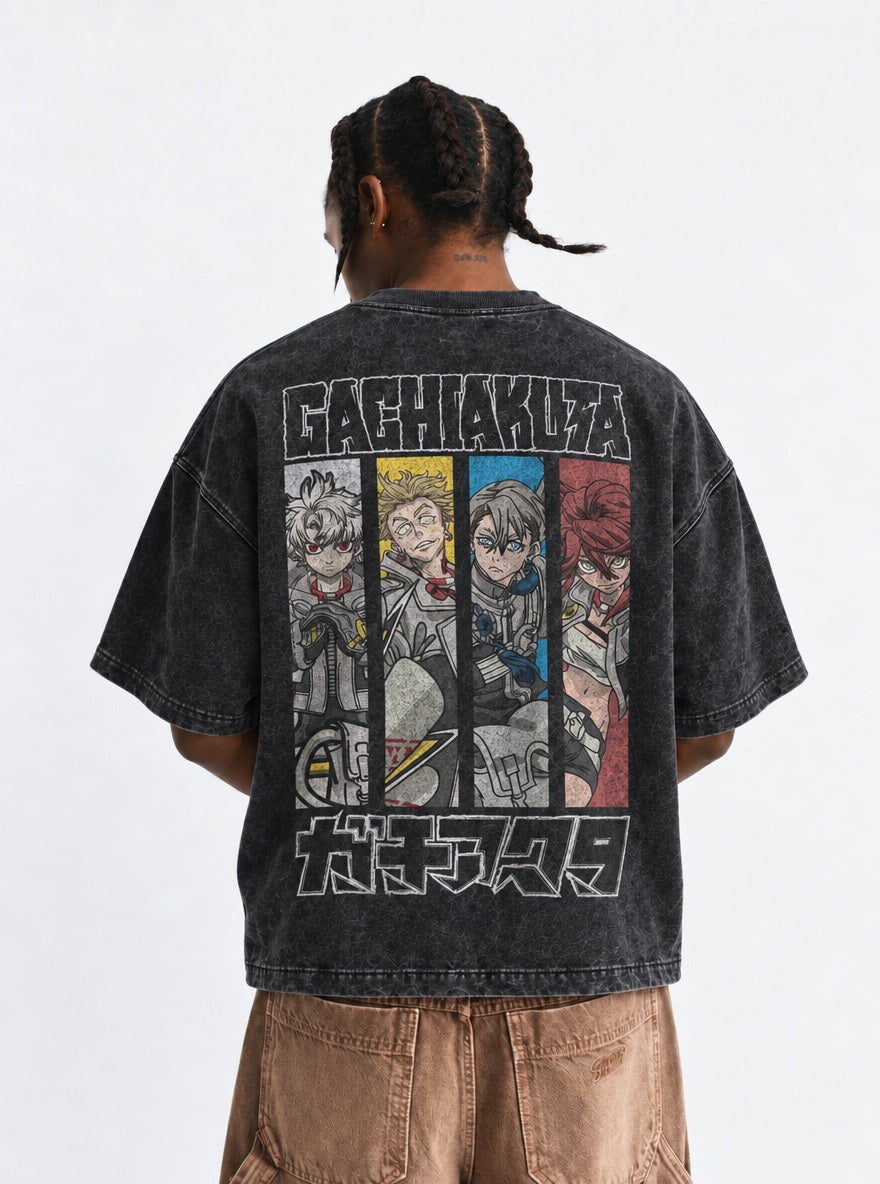 Cleaners Line-Up – T-Shirt – model shot | Gachiakuta