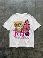 Golden Wind – White Tee – flat-lay | Meme Tees