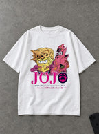 Golden Wind – White Tee – flat-lay | Meme Tees