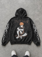 Hinata Courtside – Hoodie – flat-lay | Haikyuu