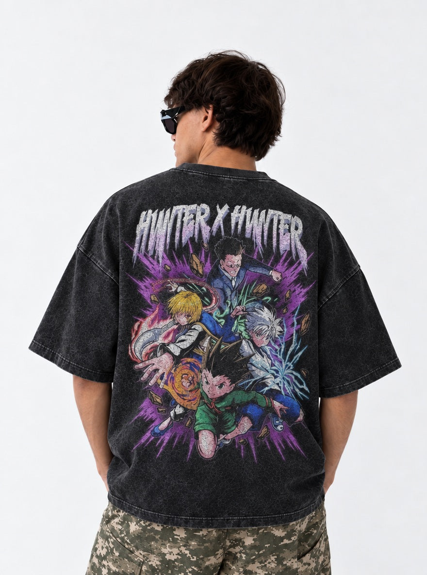Main Four Battle – T-Shirt – model shot | Hunter x Hunter