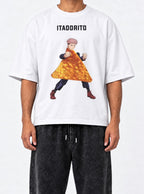 Itadorito – White Tee – model shot | Meme Tees