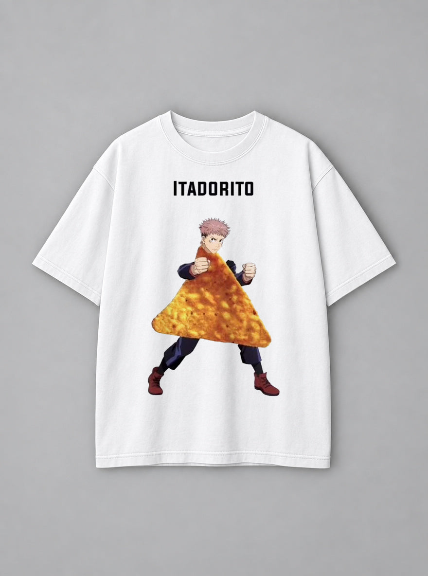 Itadorito – White Tee – mockup | Meme Tees