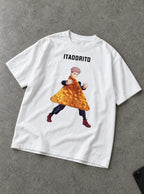 Itadorito – White Tee – flat-lay | Meme Tees
