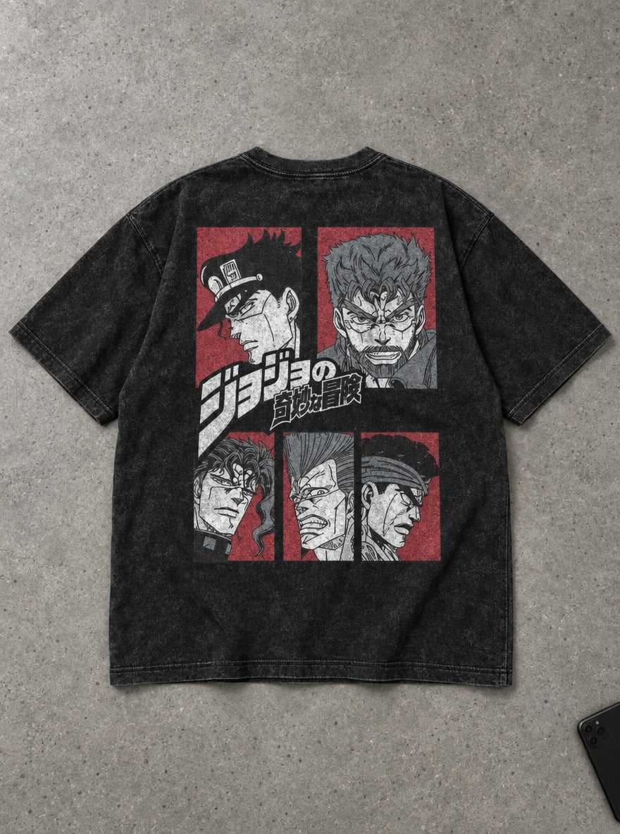 Crusader Portraits – T-Shirt – flat-lay | JoJo