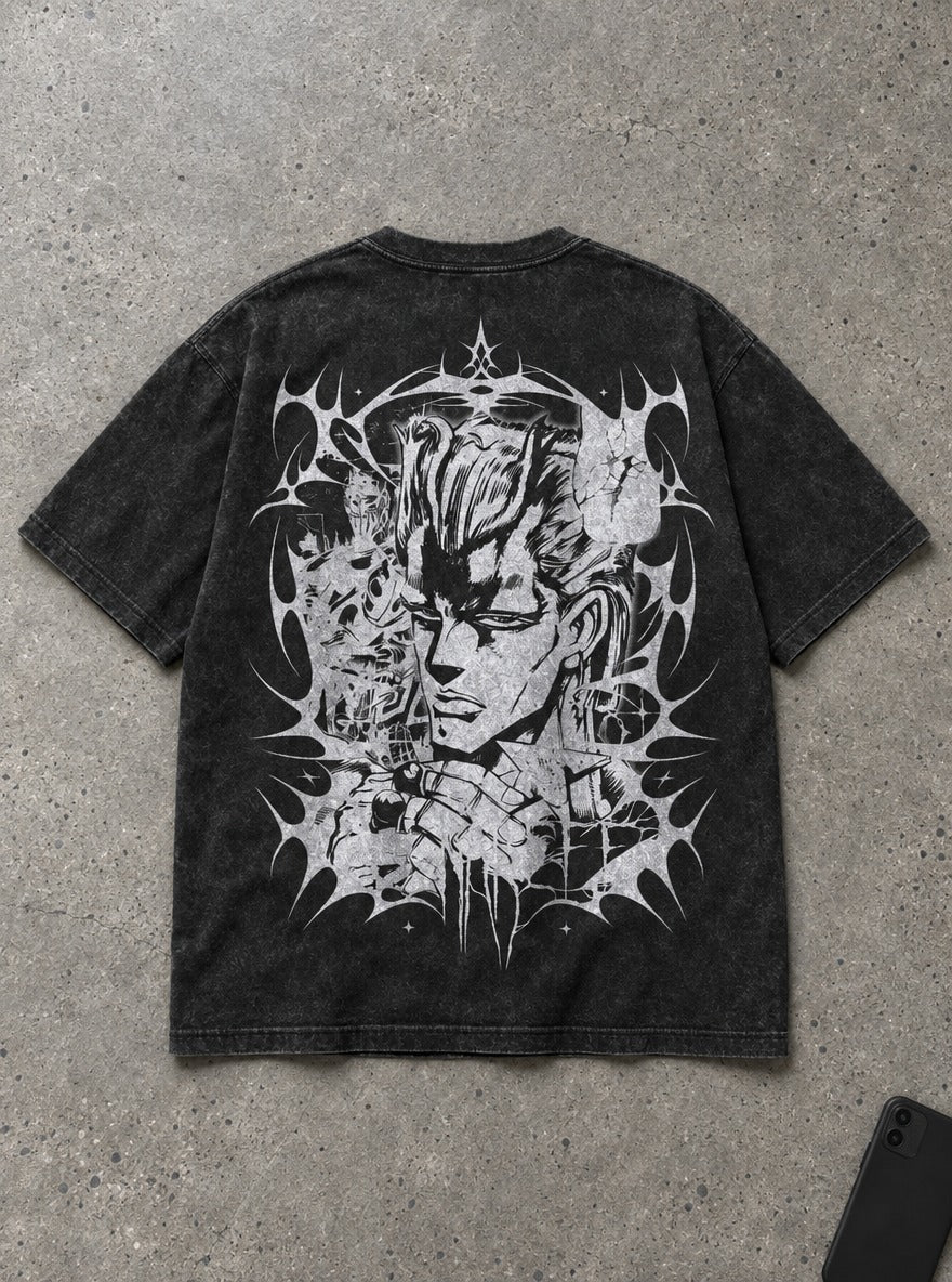 Dio Glare – T-Shirt – flat-lay | JoJo