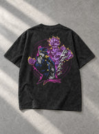 Jotaro & Star Platinum – T-Shirt – flat-lay | JoJo