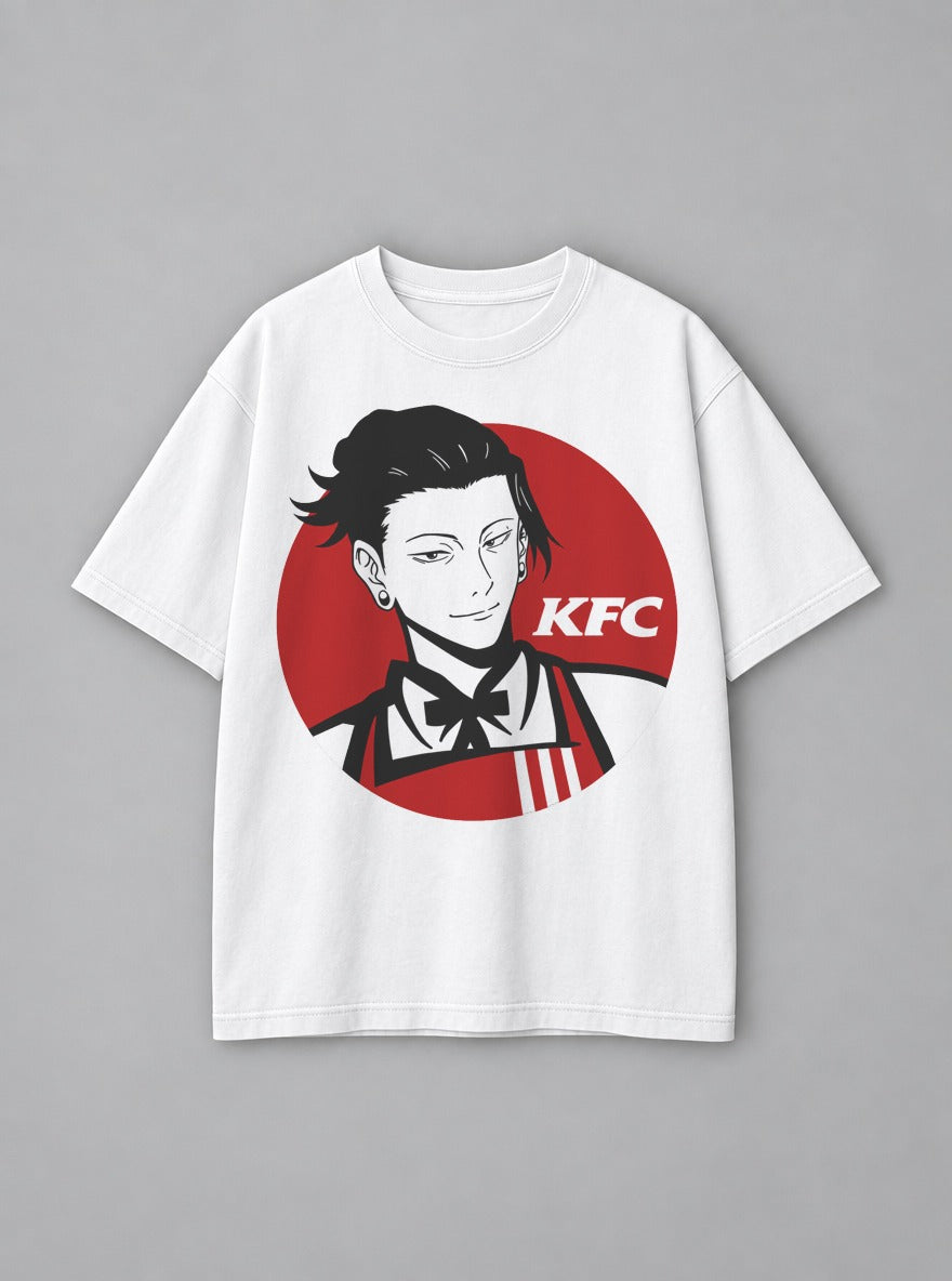 KFC Geto – White Tee – mockup | Jujutsu Kaisen