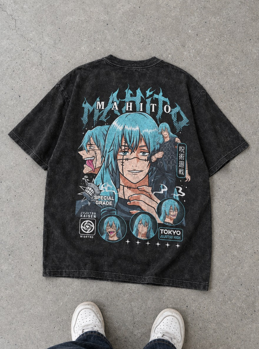 Mahito – T-Shirt – flat-lay | Jujutsu Kaisen