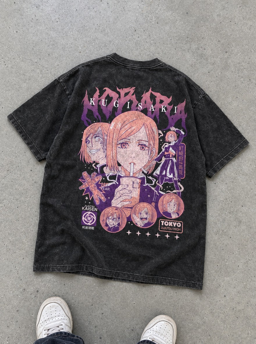 Nobara Kugisaki – T-Shirt – flat-lay | Jujutsu Kaisen