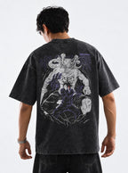 Megumi & Mahoraga – T-Shirt – model shot | Jujutsu Kaisen