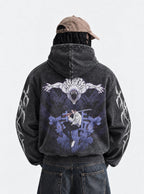 Yuta & Rika – Hoodie – model shot | Jujutsu Kaisen