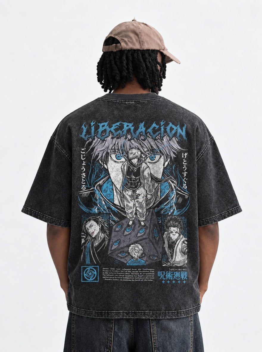 Gojo Unsealed – T-Shirt – model shot | Jujutsu Kaisen