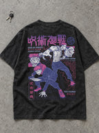 Yuji & Sukuna – T-Shirt – flat-lay | Jujutsu Kaisen