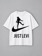 Just Levi – White Tee – mockup | Meme Tees