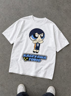Kageyama Tobio – White Tee – flat-lay | Meme Tees