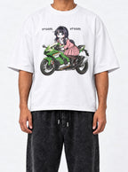 Kawaguri – White Tee – model shot | Meme Tees