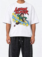 Lemon Slayer – White Tee – model shot | Meme Tees