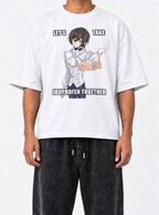 Let's Take Ibuprofen – White Tee – model shot | Meme Tees