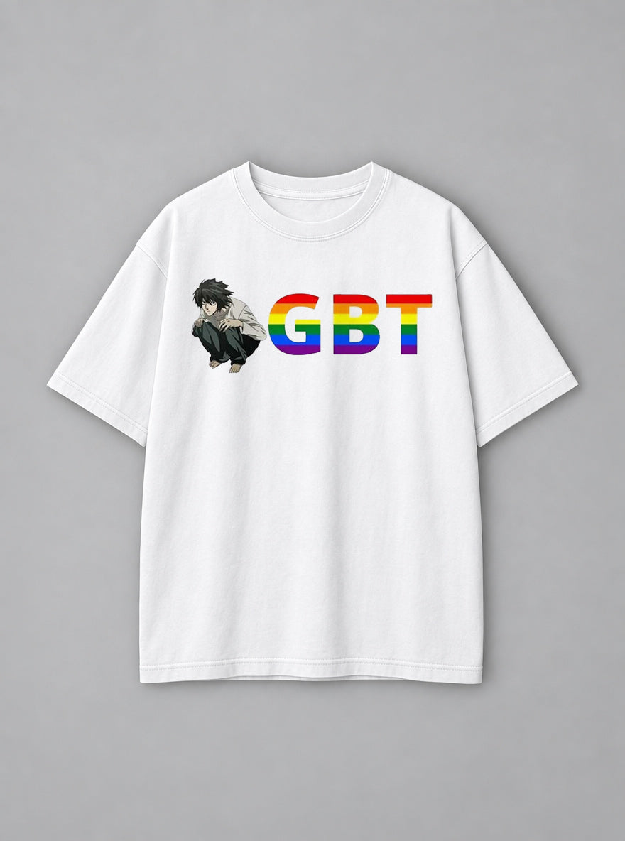 LGBT – White Tee – mockup | Meme Tees