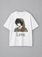 Link Lawliet – White Tee – mockup | Meme Tees
