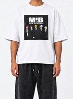 Men in Bleach – White Tee – model shot | Meme Tees