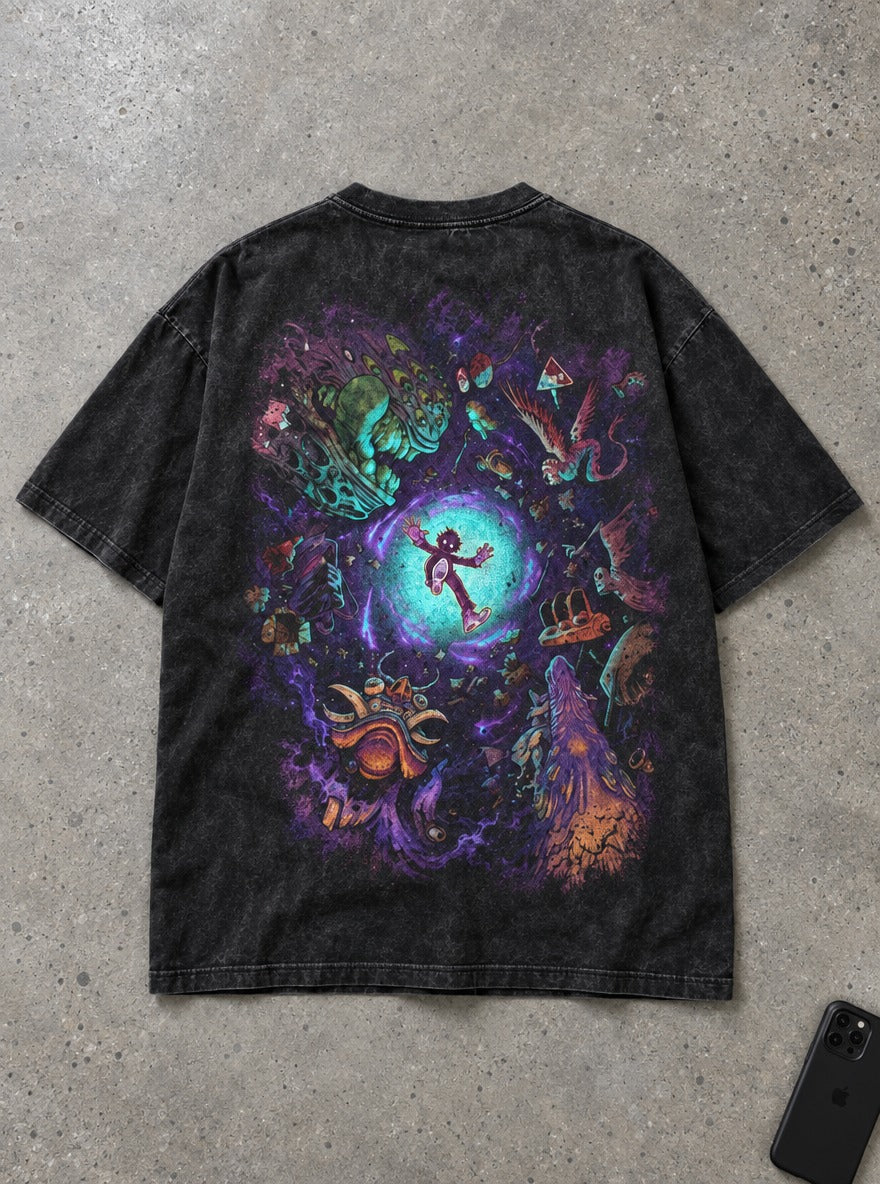 Mob Spirit Realm – T-Shirt – flat-lay | Mob Psycho 100