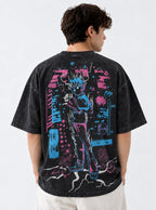 Mob Static Shock – T-Shirt – model shot | Mob Psycho 100