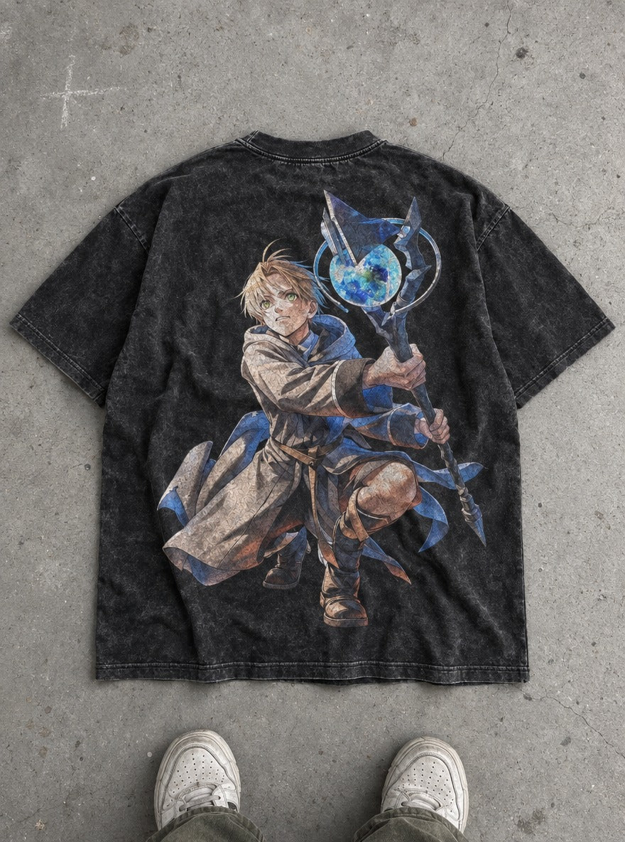 Arcane Reach – T-Shirt – flat-lay | Mushoku Tensei