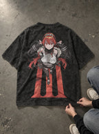 Crimson Stride – T-Shirt – flat-lay | Mushoku Tensei