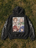 Heartbound Quartet – Hoodie – flat-lay | Mushoku Tensei