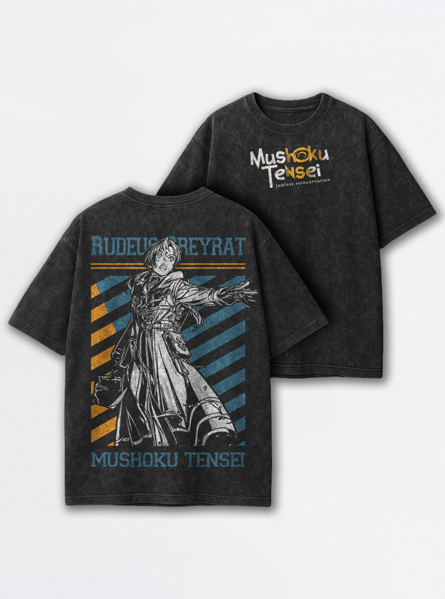 Reaching Resolve – T-Shirt – mockup | Mushoku Tensei