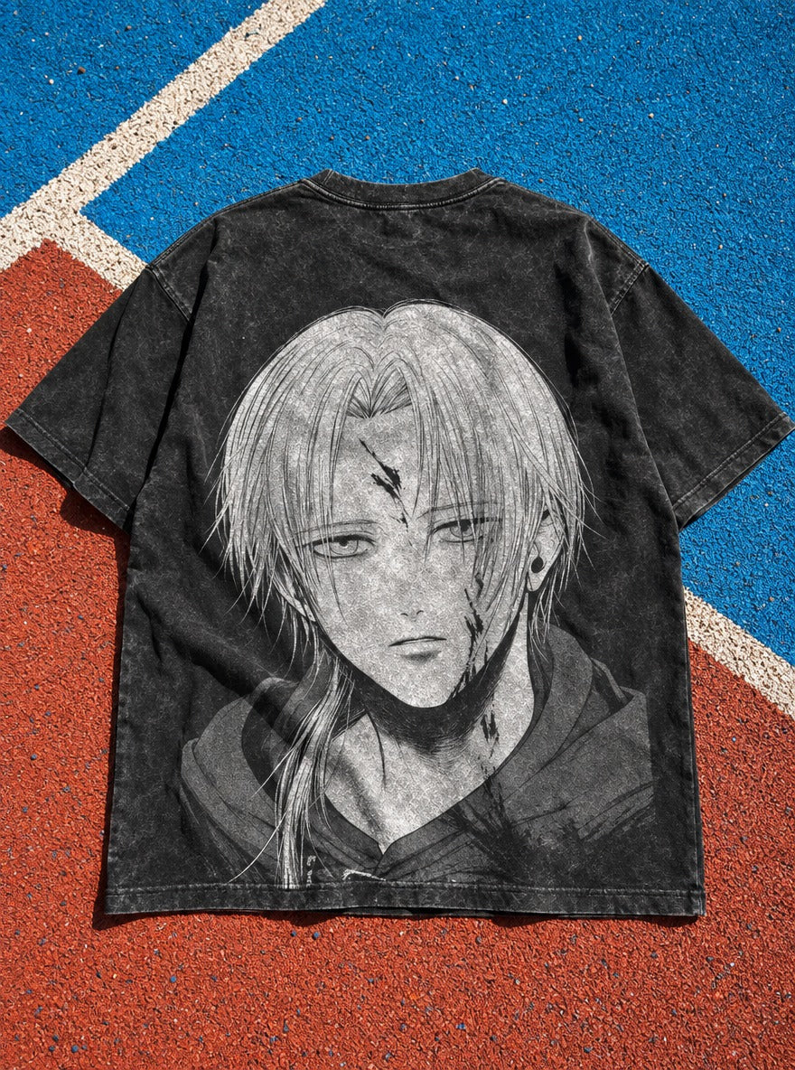 Scarred Shroud – T-Shirt – flat-lay | Mushoku Tensei