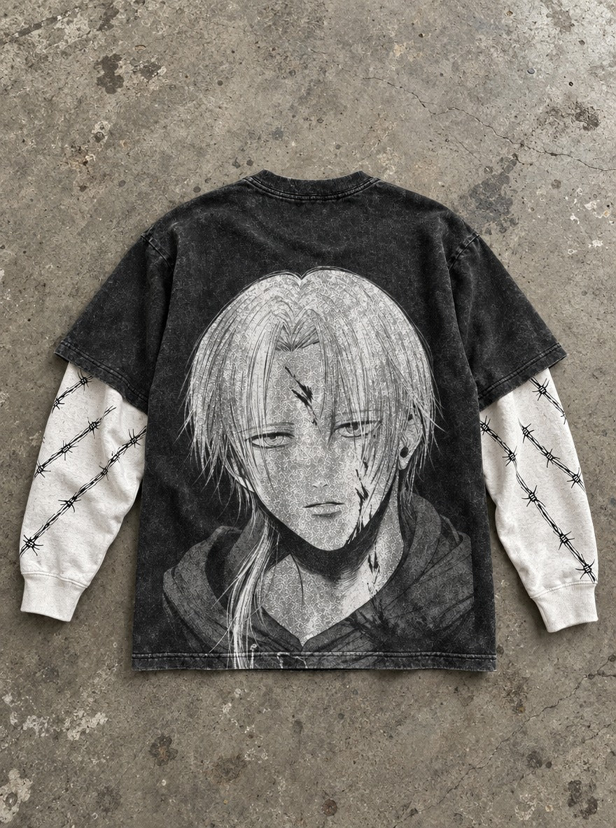 Scarred Shroud – Double Sleeves – flat-lay | Mushoku Tensei